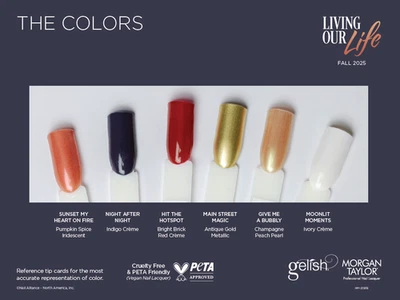 Gelish Morgan Trio Осень 2025 «Жить нашей жизнью» выберите: гель, лак или XPDip! - Изображение 1 из 3