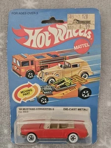 1983 Hot Wheels Mattel Moving Part '65 Mustang Convertible No 5908 Die Cast - Picture 1 of 4