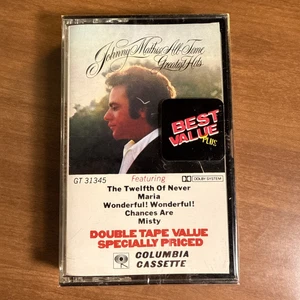 Johnny Mathis- All Time Greatest Hits- Cassette Tape Sealed - Picture 1 of 5