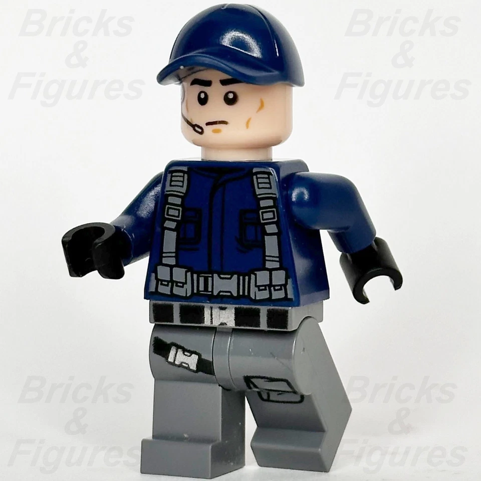 LEGO® Jurassic World ACU Guard Minifigure Trooper Soldier 76942 75940 jw067 Hat - Image 1 of 3