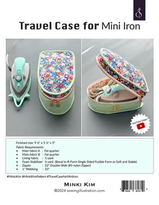 Travel Case for Mini Iron Pattern by Minki Kim - Picture 1 of 7
