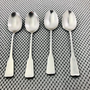 Oneida AMERICAN COLONIAL Place Oval Soup Spoons Satin Stainless 6.5"  4 Lot - Picture 1 of 4