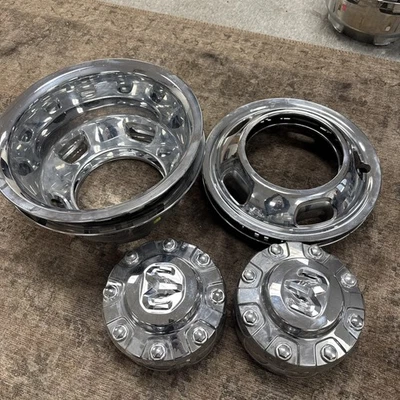 2019 and Newer Dodge Ram Dually Chrome Wheel Caps - Image 1 of 4