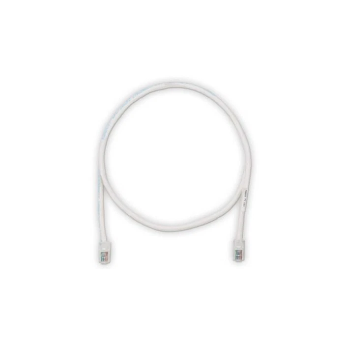 5 ft Panduit UTPCH5Y 24 AWG Copper Cat 5e U/UTP Patch Cord Off White - Image 1 of 1