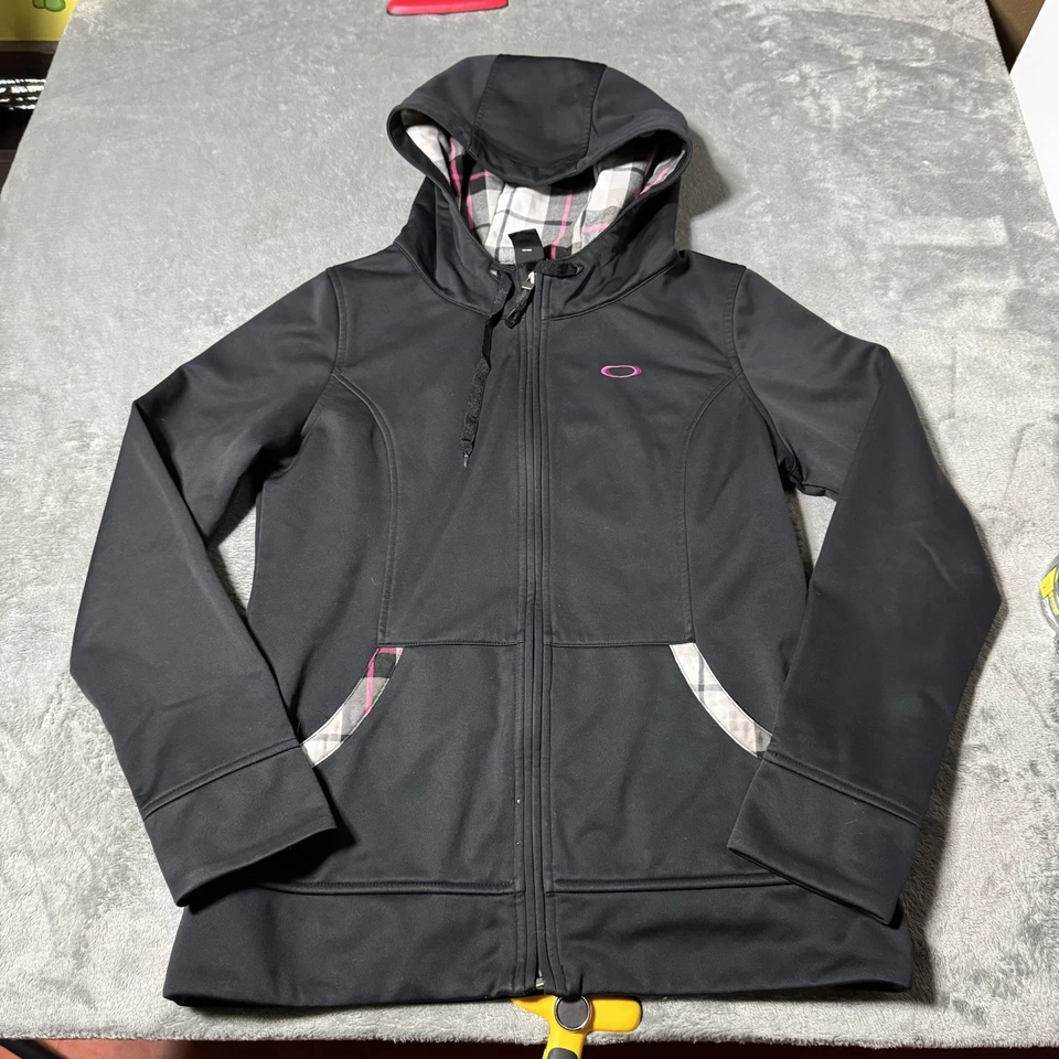 VTG Y2K Womens Oakley Plaid Lined Full Zip Shell Jacket Size M Gorpcore Outdoor - Image 1 of 4