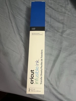Cricut (2x) Infusible Ink Transfer Sheets - True Blue - 12x12in - NEW Un-Opened - Image 1 of 4