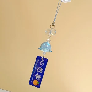 Exquisite Lucky Words Sign Wind Chime Phone Lanyard Sweet Fresh Beaded Keych-wa - Picture 1 of 16