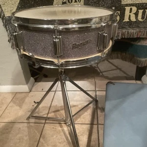 1972 Roger's Tower Made In USA Snare DRUM GORGEOUS Finish Original Head & Case - Picture 1 of 24