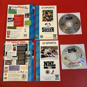 Lot of Sega CD Games - NHL Hockey & Fifa Soccer