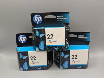 Cartucho de tinta HP 22 (C9352AN140) - tricolor  Foto 1 de 3
