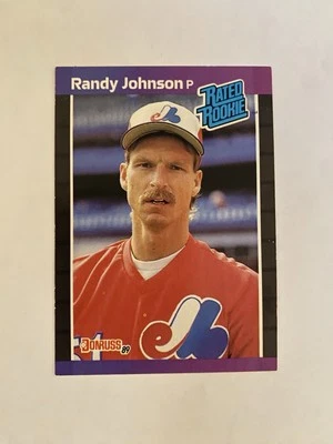 Donruss 1989 - Clasificado novato #42 Randy Johnson (RC) DOB error Foto 1 de 2