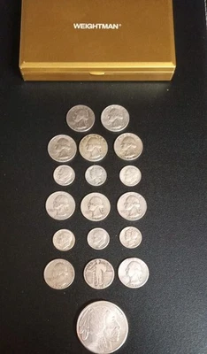 90% Silver Lot + 1  .9999 Buffalo Round Silver Troy Ounce.Out of Circulation 90% - Image 1 of 4