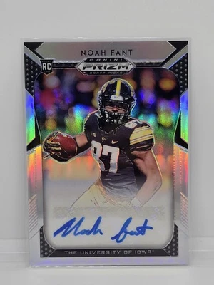 2019 Panini Prizm Draft Picks Noah Fant #129 Silver Prizm Autographs (AU, RC) - Image 1 of 3