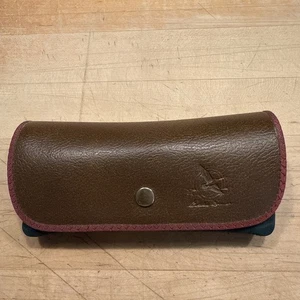 Eddie Bauer Sunglasses case, Brown & Green, Hook & Loop Closure - Picture 1 of 4