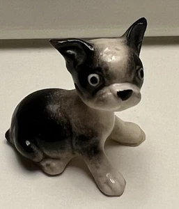 Hagen Renaker Boston Terrier Miniature Dog Figurine - Picture 1 of 5