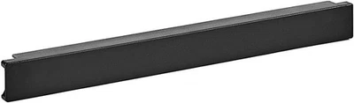 1U Non-Vented Blanking Panel, Horizonal Toolless 19 x 1.19 x 1.75 inch, Black  - Image 1 of 3
