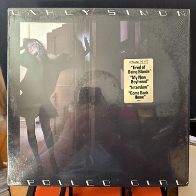 Carly Simon / Spoiled Girl  LP Epic 39970 + Hype + Shrink - Image 1 of 4
