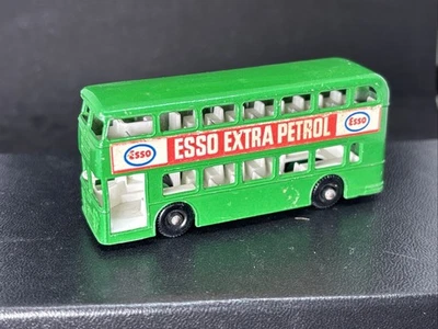 Vintage Lesney Matchbox Series No. 74 Daimler Bus Esso Extra Petrol Green - Image 1 of 4