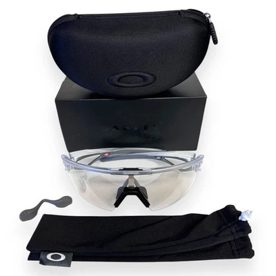 Oakley Sphaera Sunglasses OO9403 Matte Clear Photochromic Clear to Black w/case - Image 1 of 4