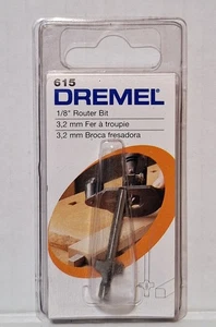 Broca de enrutador genuina marca Dremel parte #615, 1/8 pulg. Diámetro., 1-1/4 pulgadas. L Nuevo en Pack - Imagen 1 de 2
