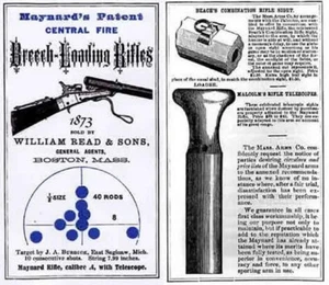 Maynard 1873 Center Fire Breech Loading Rifles - Picture 1 of 1