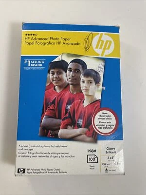 HP Advanced Glossy Photo Paper |100 Sheets | 4 x 6 in borderless | Q6638A - Image 1 of 4