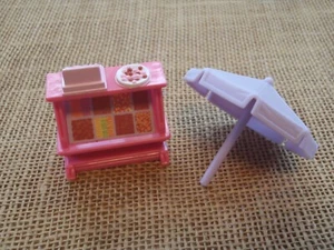 Lote de muebles para casa de muñecas Fisher Price Sweet Streets helados dulces pastelería - Imagen 1 de 4