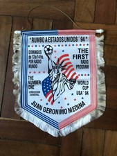 Uruguay 1994 CX32 RADIO MUNDO AM 1170 pennant ROAD TO USA 94 WORLD CUP