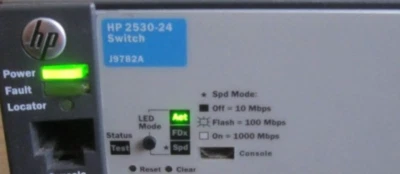 HPE Hewlett Packard J9782A Aruba 2530-24 Managed L2 Fast Ethernet Switch 1U ears - Image 1 of 4