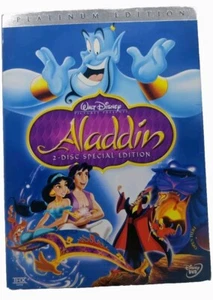 Disney Aladdin Platinum Edition DVD 2004 2-Disc Set Special Edition With Sleeve - Imagen 1 de 13