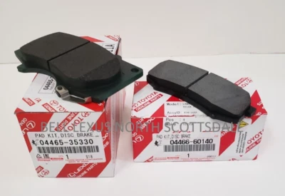 JUEGO DE PASTILLAS DE FRENO DELANTERAS Y TRASERAS LEXUS OEM FACTORY 2020-2023 GX460 Foto 1 de 2