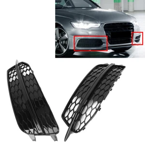 Front Bumper Lower Grille 4G0807681D 4G0807682D Fit For Audi A6 C7 S LineS6 - Foto 1 di 9