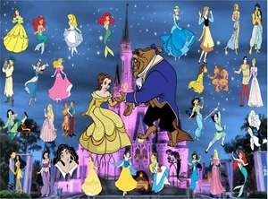 160  CLIPART PRINCIPESSE DISNEY BABY E ADULTE MINNIE TARZAN FORMATO EPS SVG JPG - Picture 1 of 2