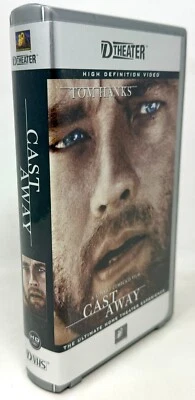 Cast Away D-VHS High Definition HD Video Tape Movie DVHS Digital D-Theater - Image 1 of 4