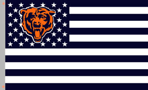 Chicago Bears Football Fan Memorable Star&Strip Flag 90x150cm 3x5ft best banner