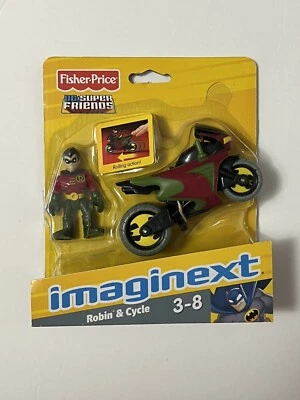 Imaginext DC Super Friends Robin & Cycle Set (2009) Figura de juguete Fisher-Price Foto 1 de 2