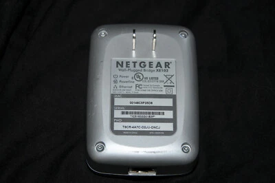 used working Netgear Wall-Plugged Bridge XE102 Ethernet Powerline Adapter - Image 1 of 4