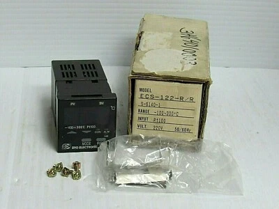 ERO ELECTRONICS ECS-122-R/R S-6140-1 -100~300 C THERMO CONTROLLER 122-R/R PT100 - Image 1 of 4