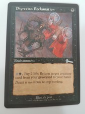 Phyrexian Reclamation Magic the Gathering MTG Urza's Legacy Black Common