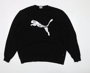 Sudadera Pullover Puma XL Negra Para Hombre - Diseño Gráfico Logo - Imagen 1 de 12