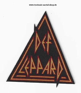 Def Leppard Logo Cut Out gewebter Aufnäher - woven Patch Neu & Official!