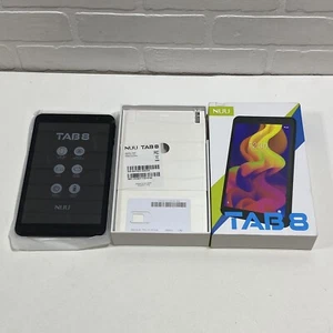 NEW - NUU TAB 8 T0802L 8" IPS 1280 X 800 1.5GHz Quad Core CPU 32GB - Black - Picture 1 of 6