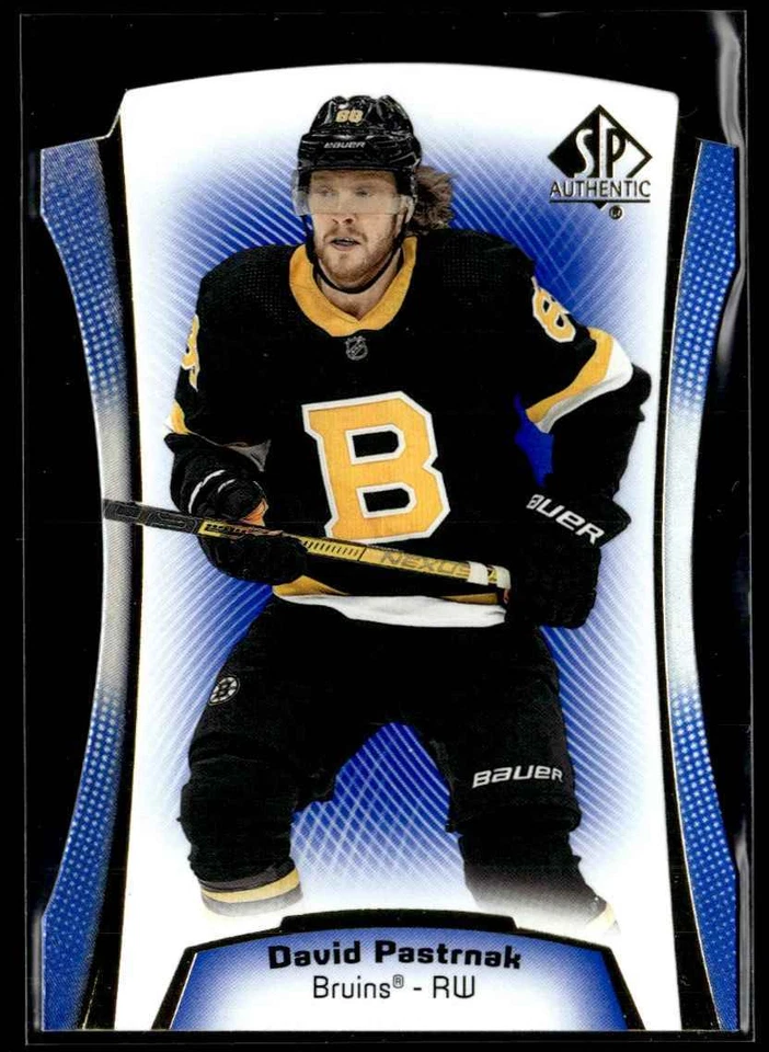 2021-22 Sp Authentic Die cuts blue David Pastrnak #DC-7 H7R2F - Image 1 of 2
