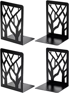Maxgear Tree Design moderne Buchstützen für Regale, rutschfester Buchhalter, Schwerlast - Bild 1 von 12