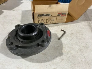 One Sealmaster MFCD-35 Ball Bearing Flange Unit, 2-3/16" NOS - Picture 1 of 9
