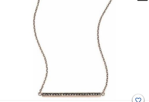 Collana a barretta Michael Kors Brillance tono oro rosa $115 d14