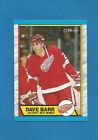 Dave Barr 1989-90 O-PEE-CHEE OPC OPC Hockey #13 (NM+) Detroit Red Wings