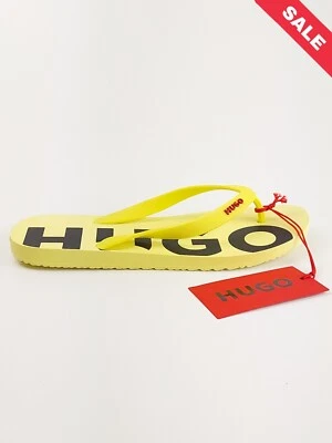 LOGOTIPO HUGO BOSS FLIP-TOP TALLA UK 5/6 AMARILLO/NEGRO HUGO Foto 1 de 4