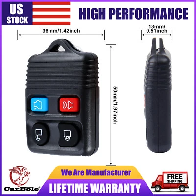 2x Chaveiro Controle Remoto de Carro para Ford Expedition Explorer 2004 2005 2006 2007 2008 2009 - Imagem 1 de 4