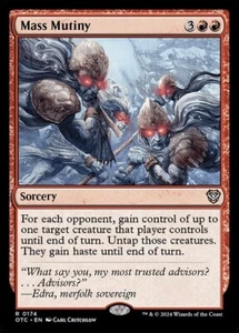 MTG-NM-Commander: Outlaws of Thunder Junction-Mass Mutiny-0174 - Picture 1 of 1